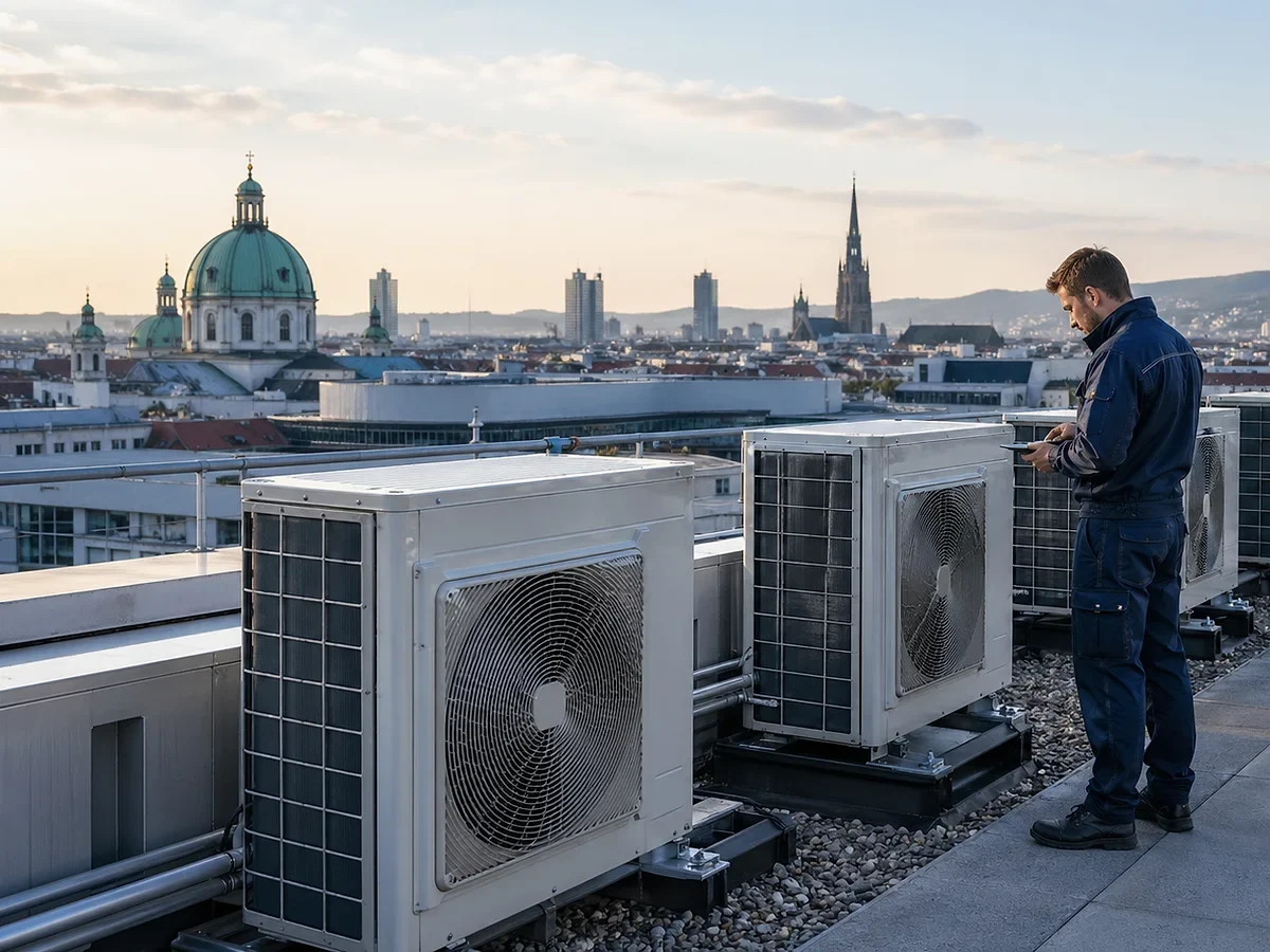 Dachzugang bei PV-Reinigung - Zugang und Objektumfeld